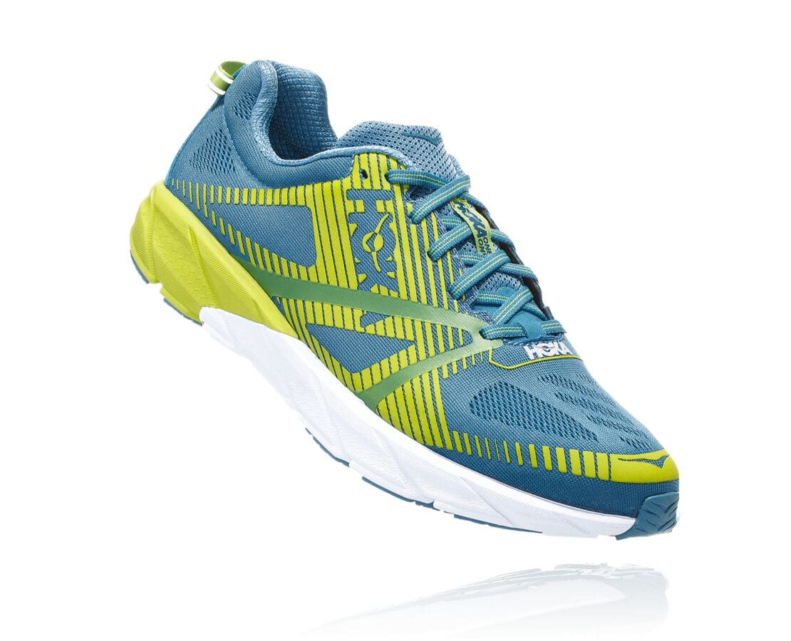 Hoka One One Tracer 2 South Africa - Mens Road Running Shoes - Blue / Light Green ,YSWBV-8213